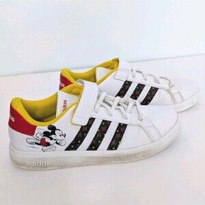 Adidas X Disney Grand Court Mickey Mouse Shoes Kid US 6, Womens US 7 Hook Loop